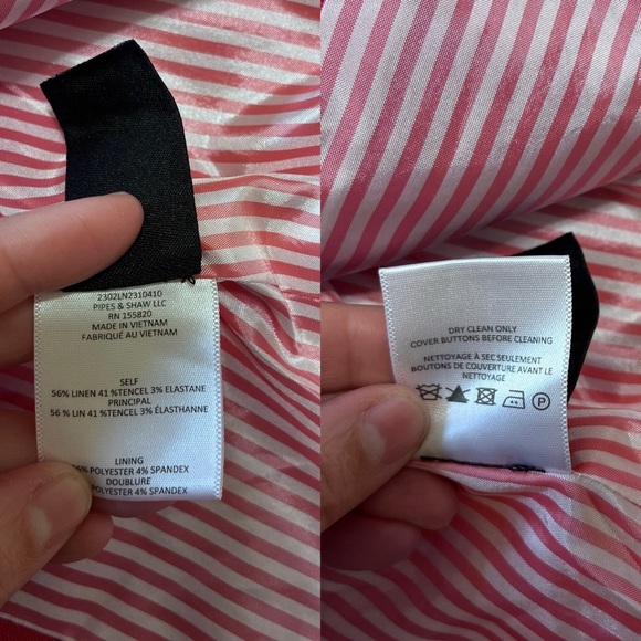 Veronica Beard Sedgwick Linen Blazer Jacket - Picture 8 of 14